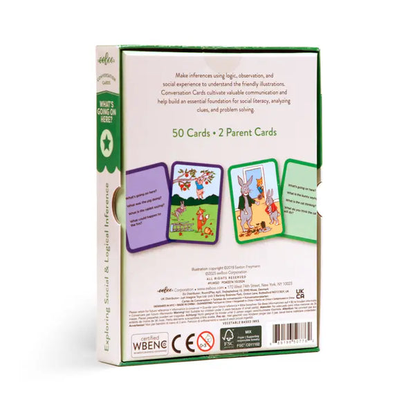 What's Going on Here? Conversation Cards