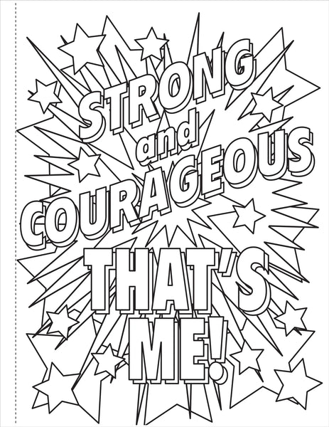 Brave Strong Smart Me Coloring Book