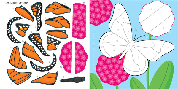 Butterflies & Bugs Color by Sticker