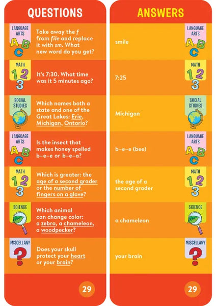 Brain Quest Smart Cards - 2nd Grade