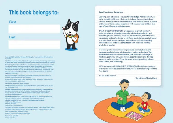 Brain Quest Workbook - Grade 2