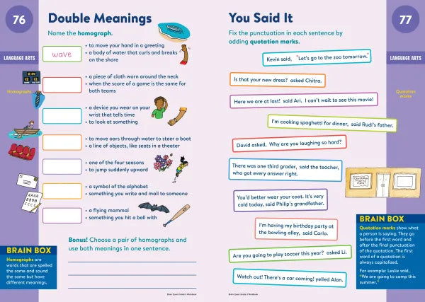 Brain Quest Workbook - Grade 3