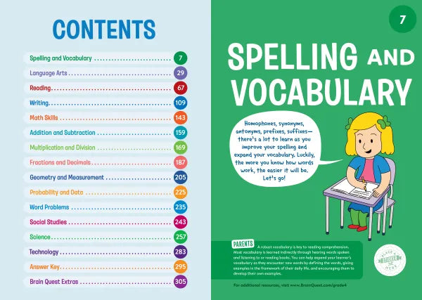 Brain Quest Workbook - Grade 4