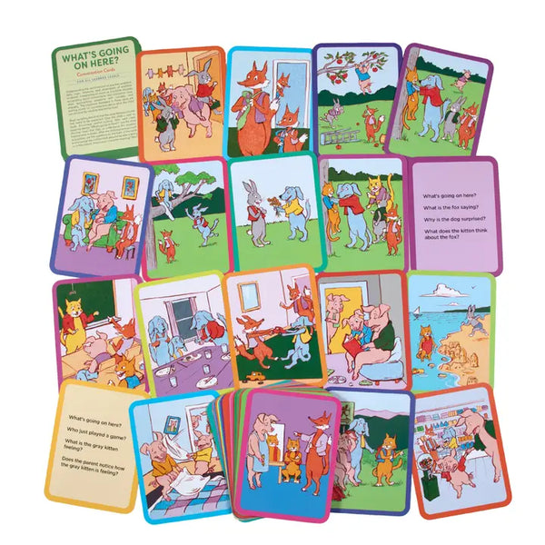 What's Going on Here? Conversation Cards