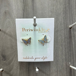 Iridescent Butterflies Earrings