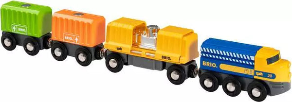 BRIO Three-Wagon Cargo Train