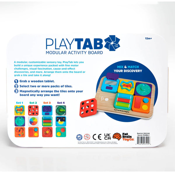 PlayTab Tiles Sensory Set 4