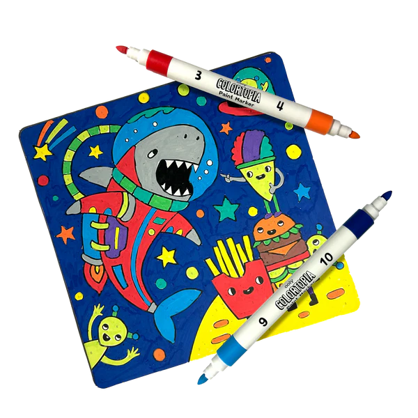 Epic Adventures Colortopia Color By Number Kit