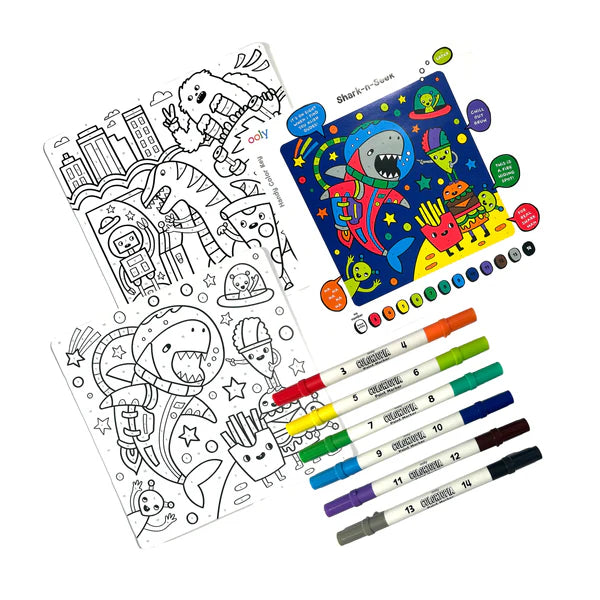 Epic Adventures Colortopia Color By Number Kit