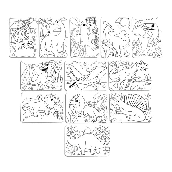 Dino Tales Undercover Art Activity