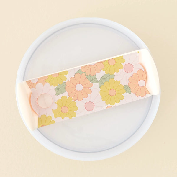 Daisy Craze Tumbler Lid Tag