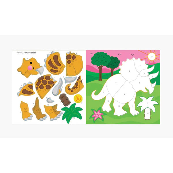 Dinosaurs Color by Sticker