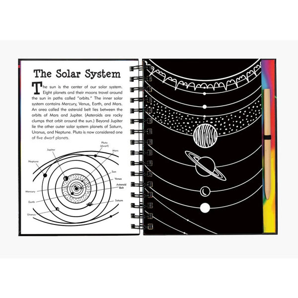 Solar System Scratch and Sketch