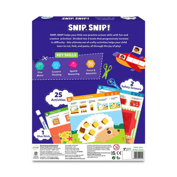 Snip, Snip! Arts & Crafts Activity Kit