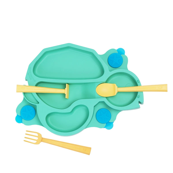 Baby Turtle Suction Plate  Set