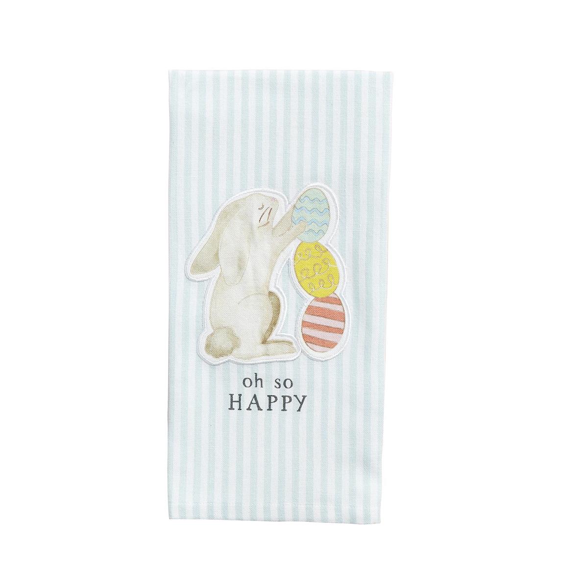 Bunny w/Egg Patch Towel