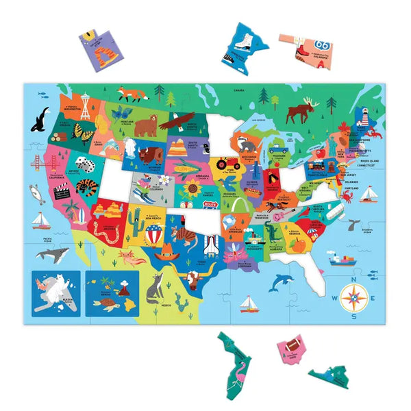 Map of the USA Giant Floor Puzzle