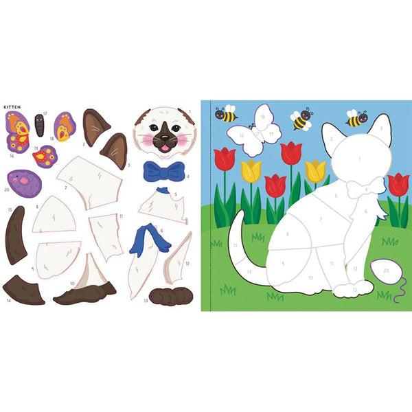 Furry Friends Color by Sticker