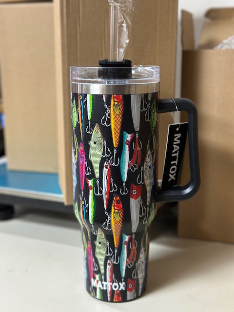fish lure tumblers Katydid Fishing Lures Tumbler