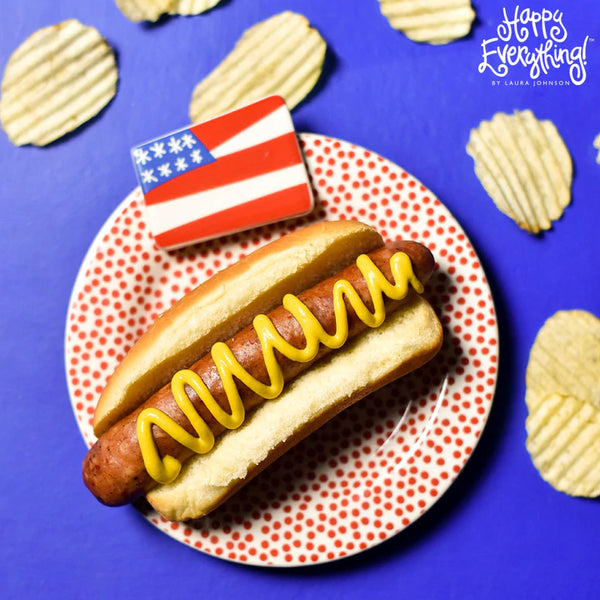 Flag Embellishment Plate