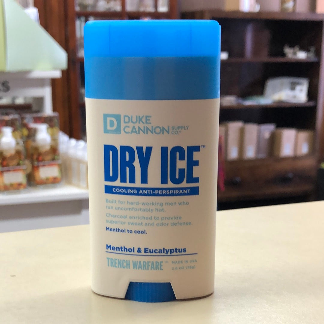 Duke Cannon Supply Co. Dry Ice Anti-Perspirant, Cooling, Menthol & Eucalyptus - 2.6 oz