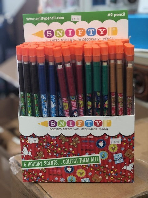 Snifty Holiday Scented Pencil Topper Assortment Gingerbread