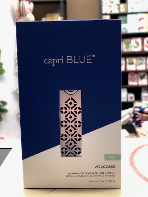 Capri Blue Car Diffuser & Refill - Volcano