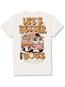 Life's Better With Dogs SS Tee