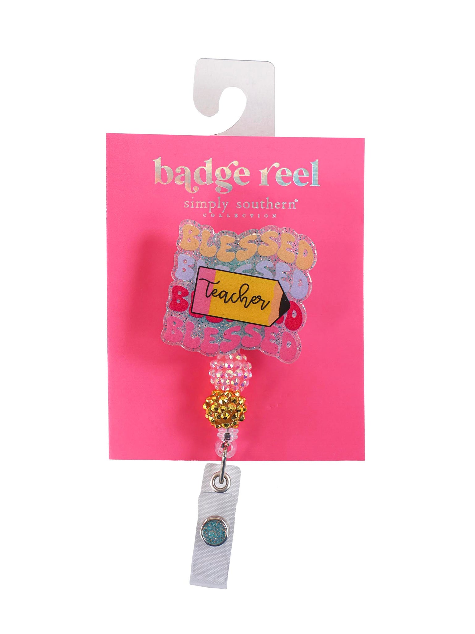 Blessed Teacher Badge Reel