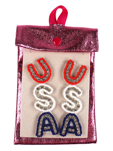 USA Statement Earrings