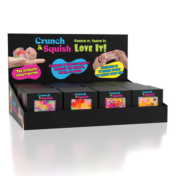 Crunch & Squish Candy Series Crunchy Squishy Stress Ball Fidget Toy - Assorted