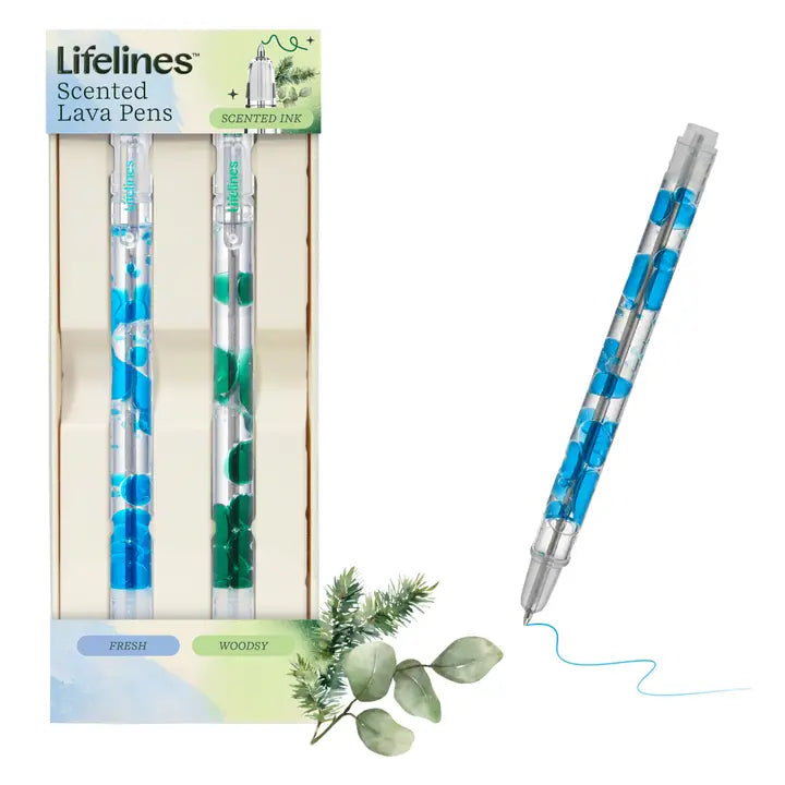 Lifelines Scented Lava Pens - Blue & Green