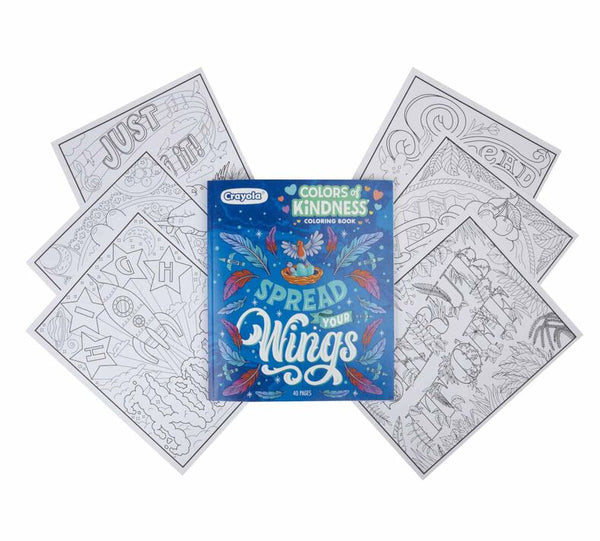 Crayola Colors of Kindness Adult Coloring Book