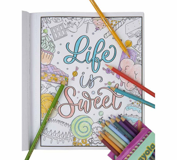 Crayola Colors of Kindness Adult Coloring Book