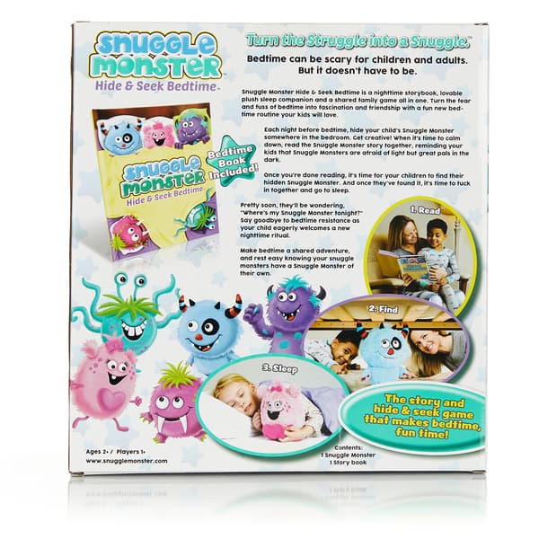 Snuggle Monster Hide & Seek Bedtime - Blue