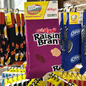 Raisin Bran Men's Crew Socks
