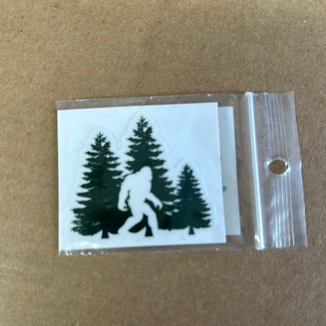 Bigfoot Trees Sticker