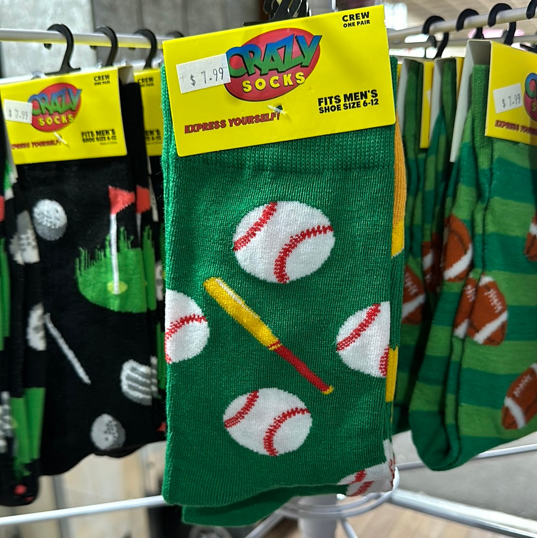 Baseball Men's Crew Socks