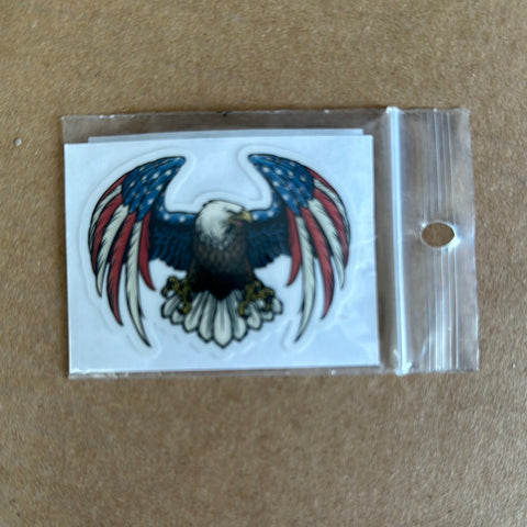 American Flag Wing Eagle Sticker