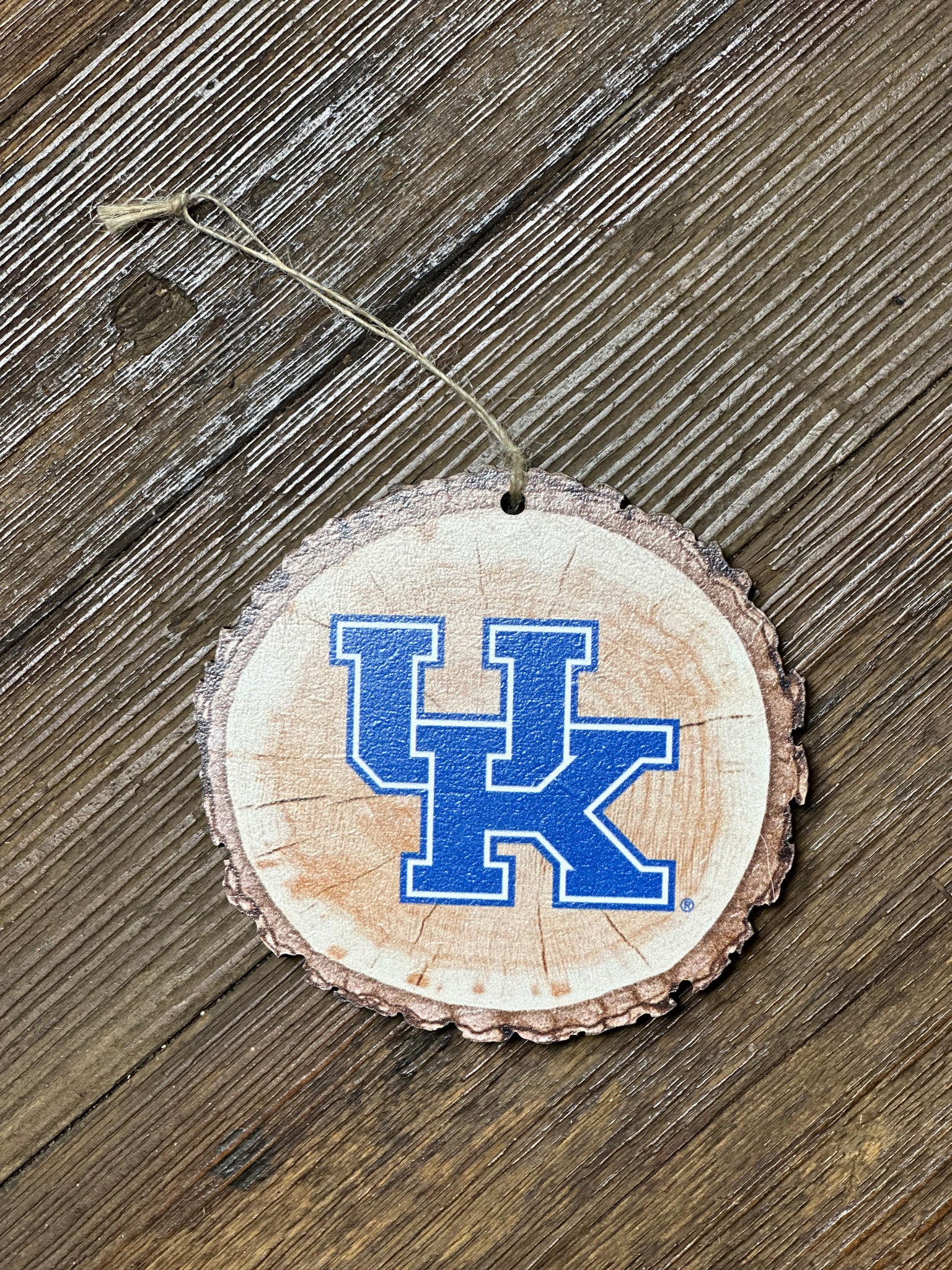 UK Wood Ornament