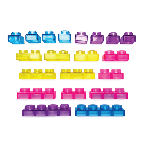 Fun Doh Squish Blocks Building Fidget Sensory Toy - 20 piece