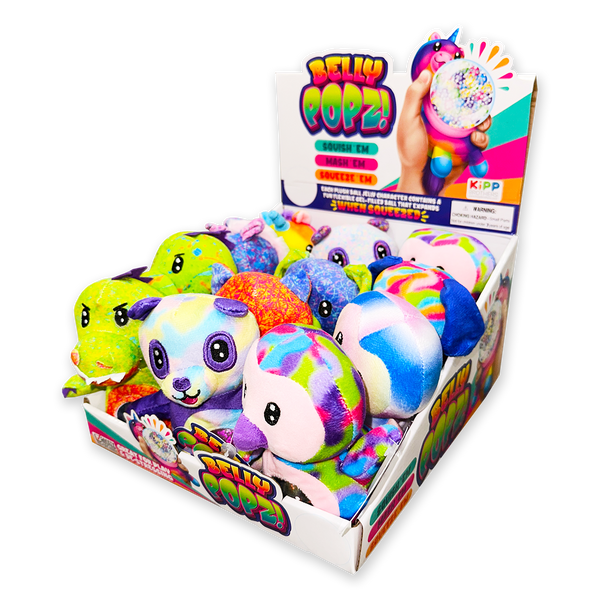 Belly Popz Squeeze Plush Stress Toy - Assorted