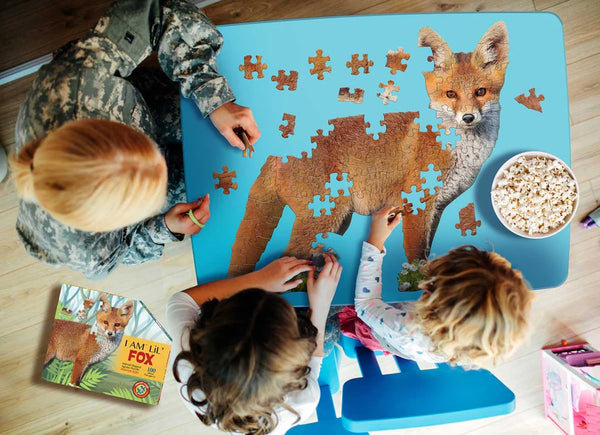 I Am Lil' Fox Shaped Puzzle