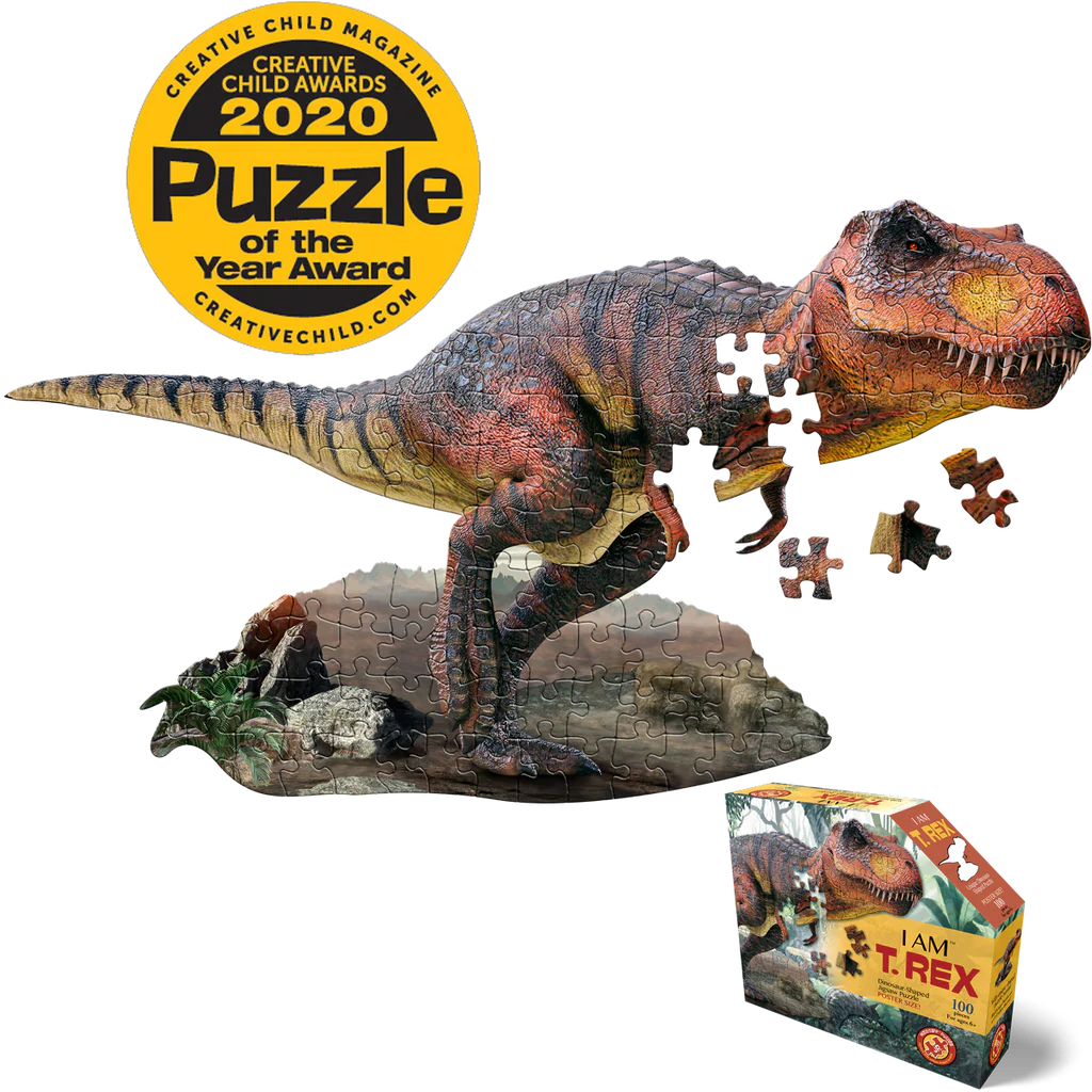 I Am T. Rex Shaped Puzzle