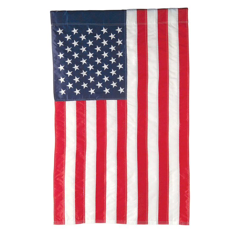 American Flag Applique House Flag