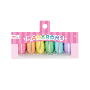 Macarons Scented Erasers - Set of 6