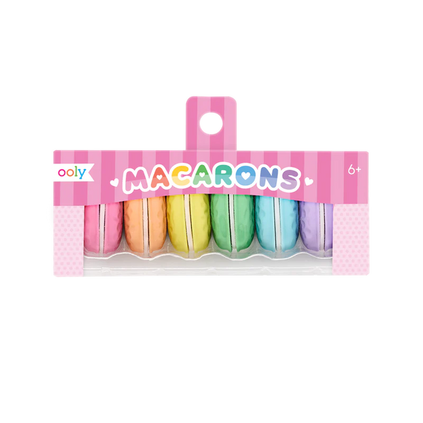 Macarons Scented Erasers - Set of 6