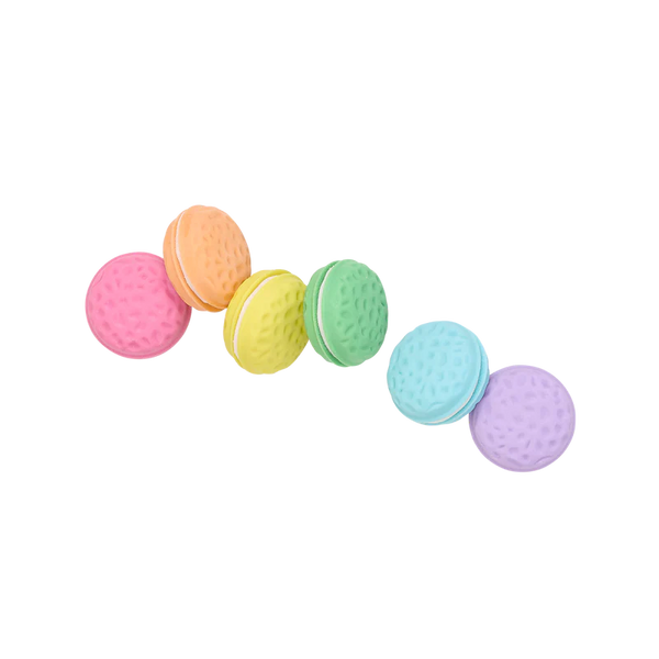 Macarons Scented Erasers - Set of 6