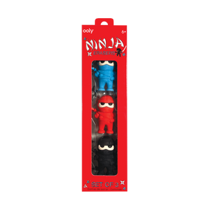 Ninja Erasers - Set of 3