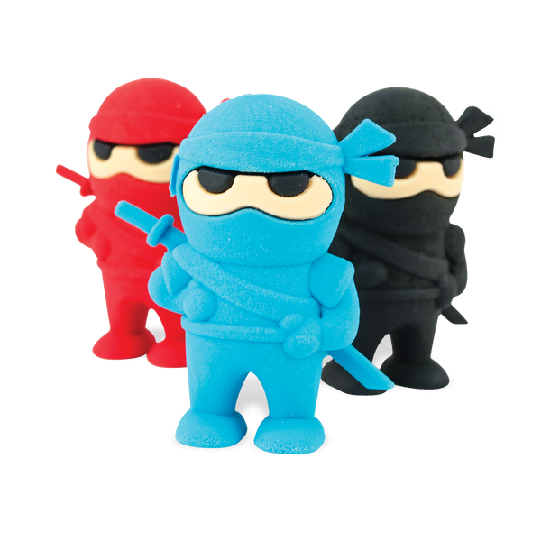 Ninja Erasers - Set of 3